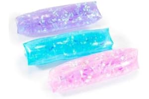HGL SHAKE & SHIMMER WATER WRIGGLER Toy - Glittery Tubes of Sparkles That are Easy to Squeeze but Hard to Hold