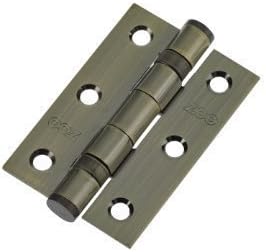 ZHS32FB Florentine Bronze Ball Bearing Butt Hinge 76x50x2mm