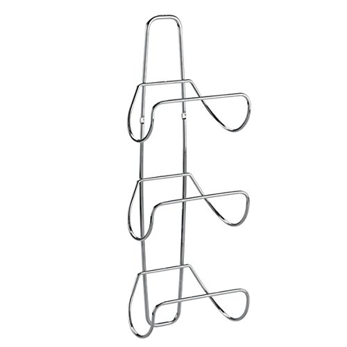 mDesign Handtuchhalter ohne Bohren – die Badablage für 3 große Handttücher – auch als Badetuchhalter - 7