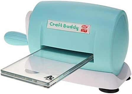 Die Cutting and Embossing Machine, Home DIY Plastic Scrapbooking Paper Cutter Card Tool (Blue)