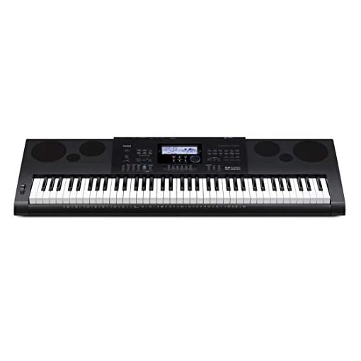 Casio WK6600 76-Key Workstation Keyboard with Power Supply and Piano tones