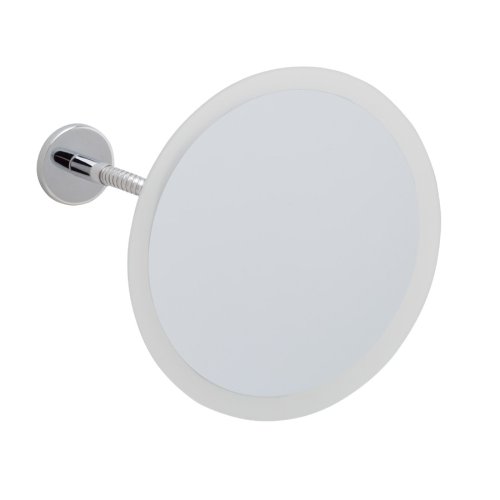 Nie wieder bohren MR489 miroo Kosmetikspiegel, 3fach Vergrößerung, Durchmesser 15 cm, verchromt inklusive Befestigungstechnik