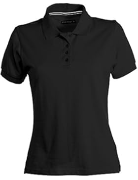 Damen Polohemd Venice Baumwolle kurzarm 4 Knöpfe Nackenband