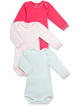 Petit Bateau Baby-Mädchen Body, 3er Pack
