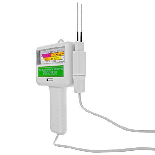 LEORX Schwimmbad Wassertestgerät PH/CL2 Chlor Tester (grau) - 2