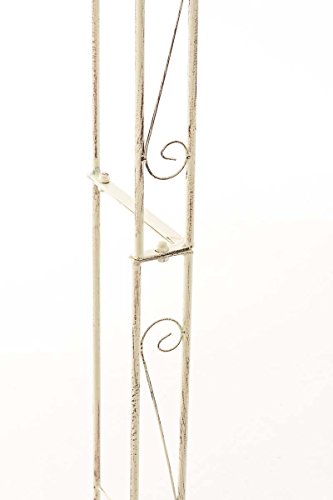 CLP Metall-Rosenbogen ANNA, Eisen pulverbeschichtet, Höhe 246 cm, Maße ca. 140 x 25 cm antik-creme - 6