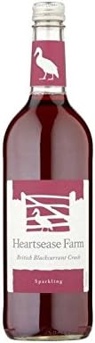 Heartsease Farm Sparkling British Blackcurrant Crush 750ml (Pack of 2)