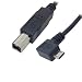 Produktbild LISABOBO @ 0,6 Mio. 2ft links abgewinkelt 90 Grad Micro-USB-OTG-Standard-Drucker-Scanner-Typ b Festplattenkabel versandkostenfrei