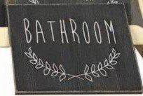 Splosh Vintage Baño placa