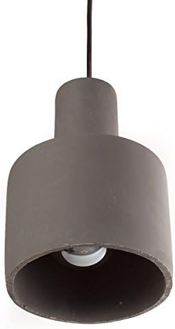Concrete Pendant Lamp - Designer Industrial Modern Ceiling Pendant Lighting - Light Grey - WEC009