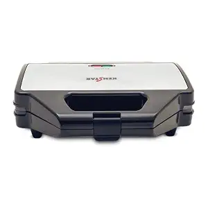 KENSTAR BIGFILL G 1000 Watt Non-Stick Plates Sandwitch Maker_Black & Grey