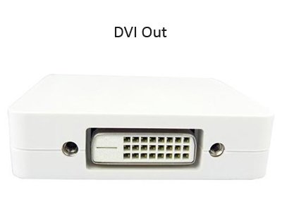 GUMP 3 in 1 Mini DP auf DVI + HDMI + Displayport DP Adapter Konverter für Apple Mac - 4