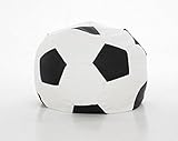 Fabricado en la UE. ItalPol Produkt Puff Puf Puf Cab Sillón Saco de sintética simipelle. Balón fútbol 100 cm.