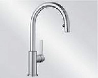 Blanco Candor-S 523 121 Robinetterie d'évier de cuisine, Acier Inoxydable brossé