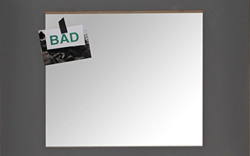 trendteam SO40396 Badezimmer Wandspiegel Eiche San Remo hell Nachbildung, BxHxT 60x55x2 cm - 2