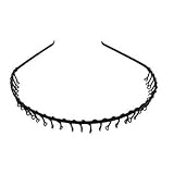 Material: metal Diadema para Hombre Unisex Metal Negro Deportiva Fútbol