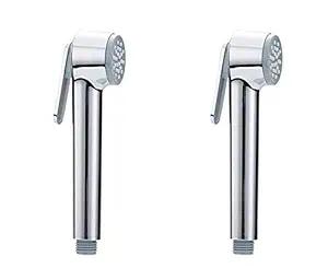 ASTER Chrome Health Faucet Gun/Health Faucet Head/Bathroom Health Faucet/Toilet Health Faucet/Sink Spray/Bathroom Spray (Package Include1 Pc Heath Faucet Head Only, Pack of 2)