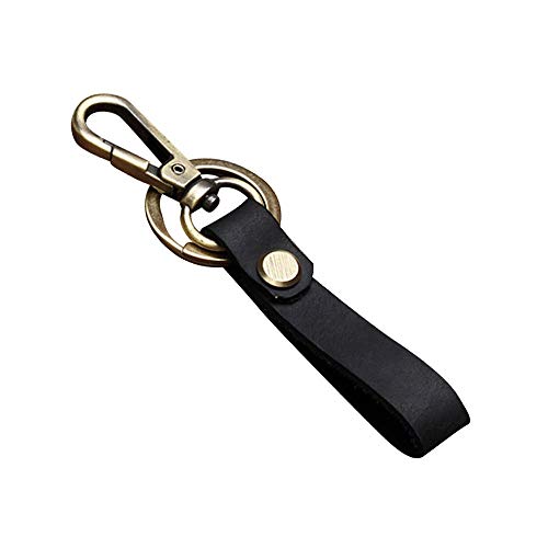 Preisvergleich Produktbild Carry stone Premium-Qualität Schlüsselanhänger u0026 Ledergürtelschleife Schlüsselanhänger Ring Schlüsselanhänger Schlüsselanhänger Schlüsselanhänger abnehmbar schwarz