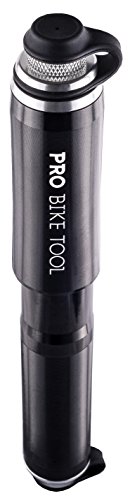 Mini Fahrradpumpe. Hoher Druck, zuverlässig, kompakt & leichte Rahmenpumpe. Für Presta und Schrader Ventile ohne umzustellen. Beste Qualität und Leistung. Handpumpe für Rennrad, Mountainbike Fahrrad & BMX-Reifen. Lebenslange Garantie. (schwarz) - 9