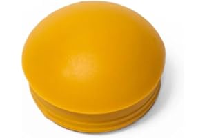 Burley Tapón antipolvo de repuesto para ruedas de botón, color amarillo