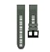 Produktbild Altsommer Uhrenarmband 4 Farben 22mm für Garmin Fenix 5 GPS Einfarbig Silikon Uhrenarmband Sportuhr Armband Silikon Sportarmband Uhr Armband Ersatzarmband für Damen Herren (Armee Grün)