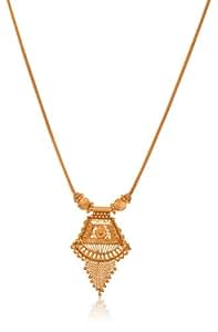 senco gold tie necklace