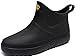 Produktbild WANONE Gummistiefel Herren Jungen Regenstiefel Kurzschaft Gummistiefeletten Regenstiefeletten Männer Wasserdicht Stiefel Kurz Stiefelette Schwarz Größ 40