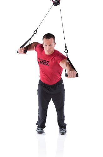 Spinning® Erwachsene CrossCore180 Rotational Bodyweight Training System, Schwarz, 23 x 23 x 11 - 3