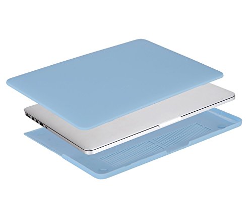 MOSISO MacBook Pro 15 Retina Hülle (NO CD-ROM Drive) – Ultra Slim Hochwertige Plastik Hartschale Tasche Schutzhülle Snap Case für MacBook Pro 15 Zoll with Retina Display (Model A1398), Air Blau - 4