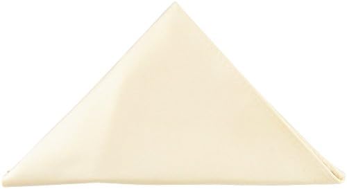 TiesRus Plain Ivory Pocket Handkerchief
