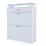 Schuhkipper mit 2 Klappen und 1 Schublade