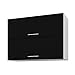 Produktbild Obi Oberschrank Küche 80 cm – schwarz matt