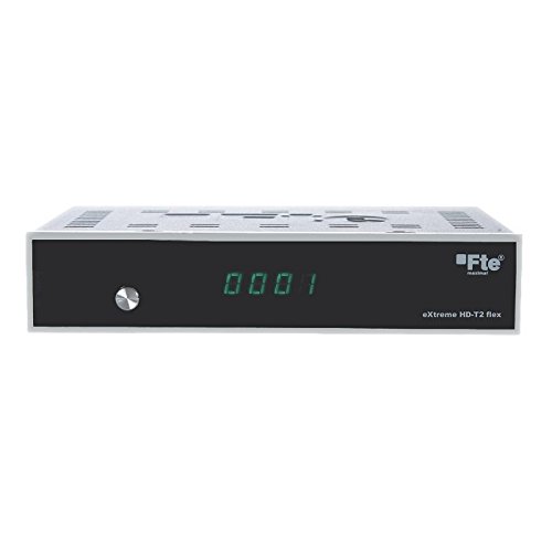 FTE HD-T2 DVB-T2 Receiver + 44 dB ANTENNE Full HD HEVC/ H.265 (HDTV, HDMI, SCART, USB 2.0) + 1,5m HDMI Kabel - 2