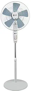 Orient Electric WindPro Stand-70 400mm Pedestal Fan (White/Blue Tint)