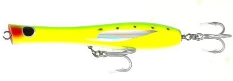 GQSport WDP5GRN Deluxe GT Wooden Fishing Popper Lures 9.5in/5.65oz X 1 pc by GQSport