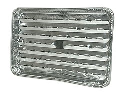 3er Set Alu Grillschale inkl. Topflappen