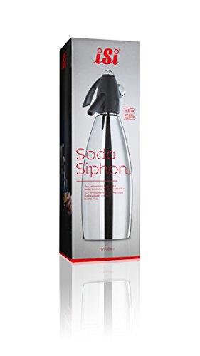 ISI Soda Siphon Seltz Bartender Cocktail Edelstahl LT.1,0 - 7