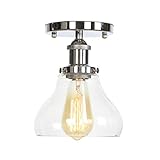 deckenlampe montieren dose Einfache Installation: Das Dach ist auf dem Dach montiert und kann ohne komplizierte Installateure installiert werden. Hinweis: Bitte installieren Sie das Gerät aus Sicherheitsgründen unter Aufsicht einer Elektrofachkraft.