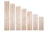 getrocknet, geschliffen AZZAP Zaunlatten 150cm 15 Stück Holzzaun Holz Zaun Brett Zaunbrett Gartenzaun