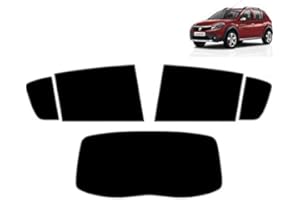 TINTCOM.COM Pellicola Oscurante Vetri Auto Pre-Tagliata per-Dacia Sandero Stepway 5-Porte 2008-2012 Vetri Posteriori & Lunotto (35% Fumo Medio)