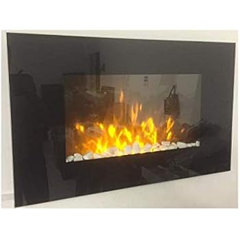 Truflame 2020 Led Wall Mounted Flat Glass Electric Fire With