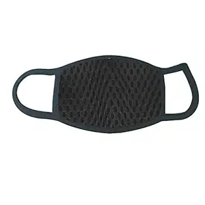 Autokraftz Mesh Anti Pollution Face Mask (Navy Blue)