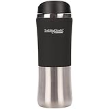 Thermocafe By Thermos 121477 - Termo (acero inoxidable, impermeable, 300 ml), color negro