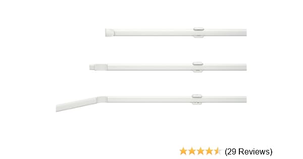 Flexi Net Curtain Rod Flexible For All Shapes Of Bay And Straight