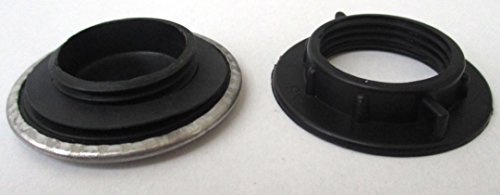 Küchenspüle Hahnlochstopfen aus gebürstetem Edelstahl und Kunststoff (covbs) - 3