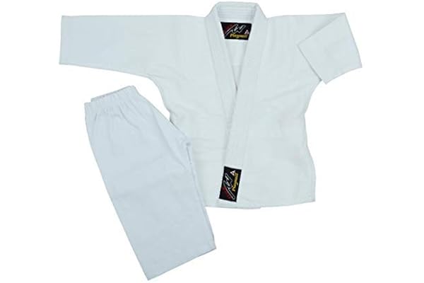 Playwell kampsport gåvor – baby spädbarn judo uniform Vitt 6-12 månader