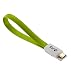 Produktbild IBRA® 0,2 M Magnet kurze und kompakte Micro-USB-Lade- / Sync-Daten-Kabel für für Samsung Galaxy i9500 i9300 N7100 S4 Nokia HTC Sony Xperia-Serie und alle Mobiltelefone / Tablets / Foto / Sat Nav -7.5Inch - Grün