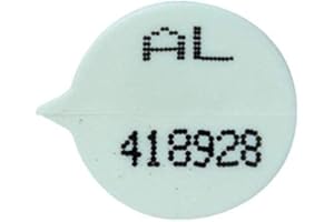 Security Seals Numbered Round White (Pack of 500) WSealNO + Free FINCHLEY Pen