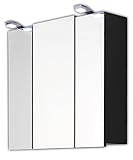 Schalter-Schuko-Stecker Kombi Posseik 5423 84 Spiegelschrank Santana anthrazit