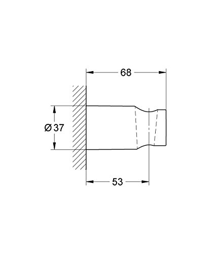 GROHE Tempesta Cosmopolitan Wandbrausehalter 27594000 - 2